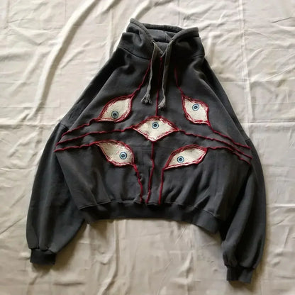 ALL-SEEING EMBROIDERED HOODIE