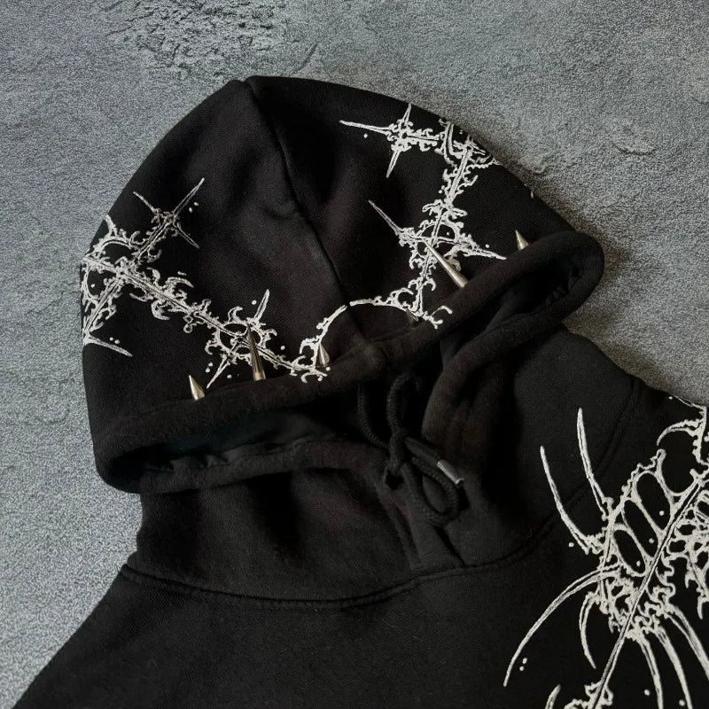 CYBER SIGIL VINTAGE HOODIE