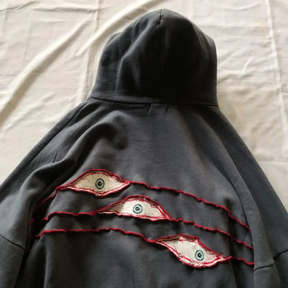 ALL-SEEING EMBROIDERED HOODIE