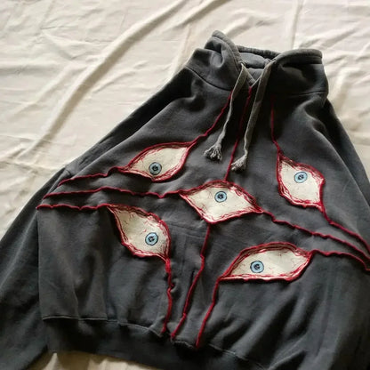 ALL-SEEING EMBROIDERED HOODIE