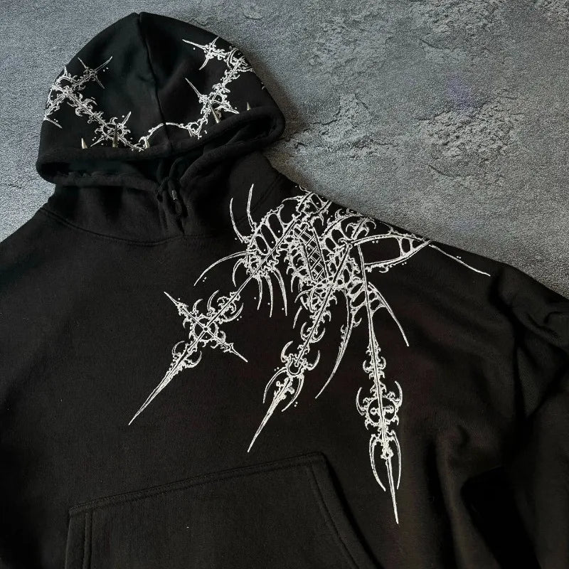 CYBER SIGIL VINTAGE HOODIE